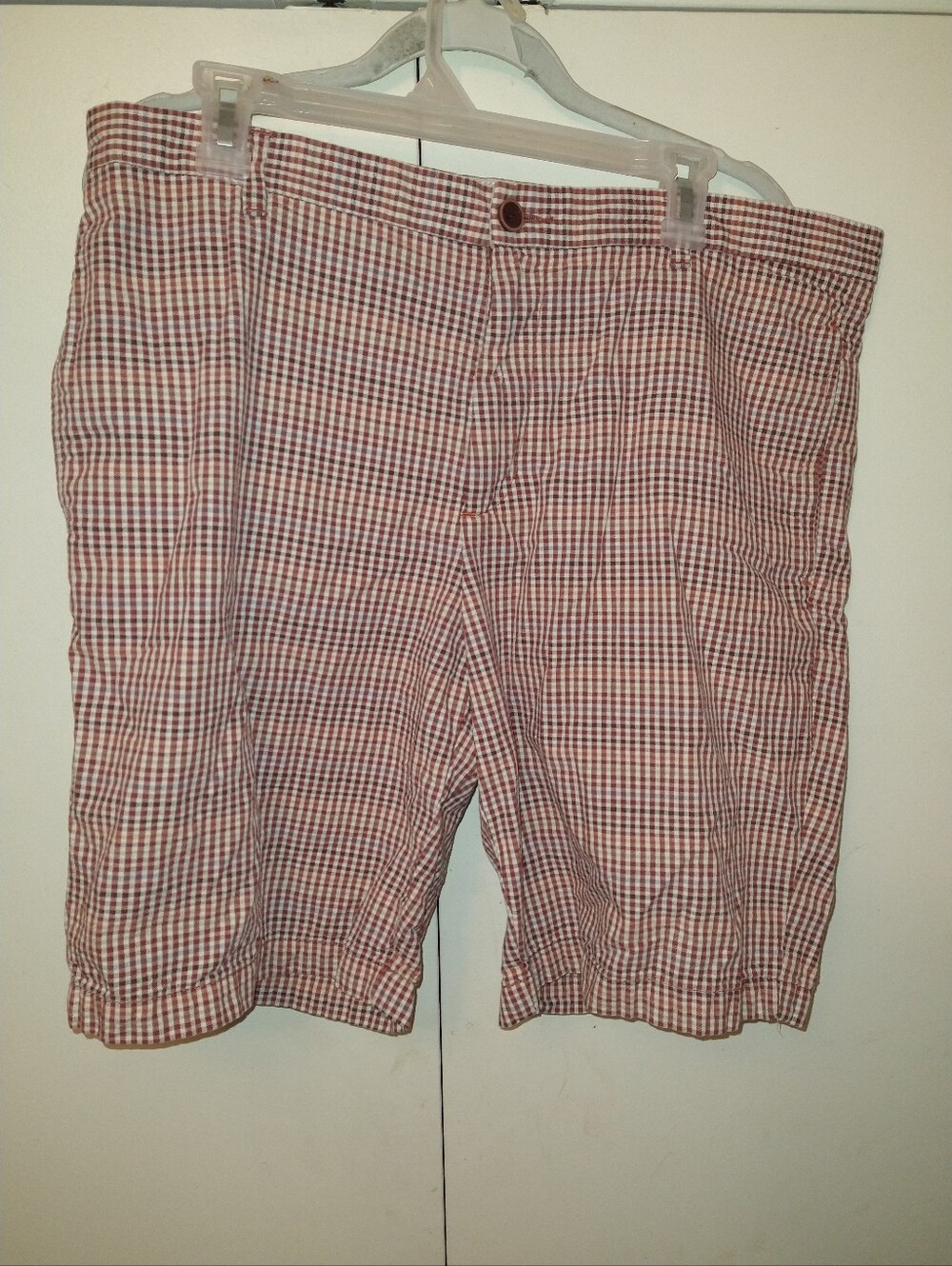 Tommy Bahama Paradise Nation Cotton Plaid Shorts Men's sz 35x9 .